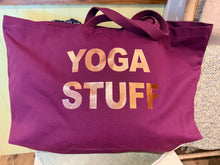 Load image into Gallery viewer, Yoga Stuff - Extra Large Tote Bag
