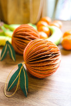 Load image into Gallery viewer, Honeycomb Orange Decoration
