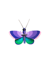 Load image into Gallery viewer, 3D Wall Art - Blue Copper Butterfly
