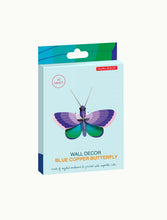 Load image into Gallery viewer, 3D Wall Art - Blue Copper Butterfly
