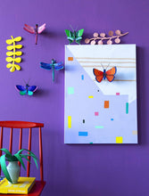 Load image into Gallery viewer, 3D Wall Art - Ruby Dragonfly
