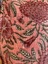Load image into Gallery viewer, Block-Printed and Quilted Wash Bag - Large
