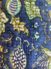 Load image into Gallery viewer, Block-Printed and Quilted Wash Bag - Large
