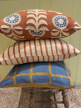 Load image into Gallery viewer, Linen Cushion - Alok Rust
