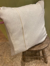 Load image into Gallery viewer, Linen Cushion - Heaven Blue + White
