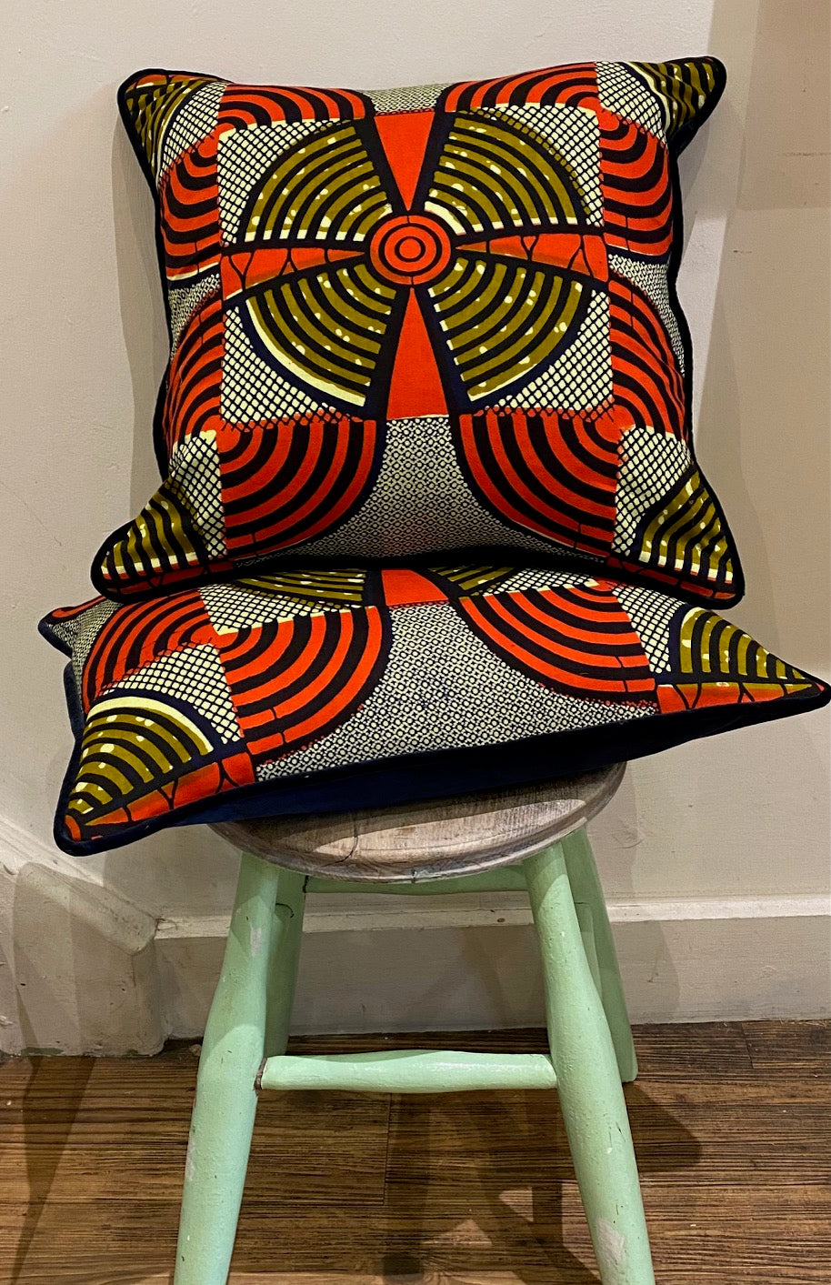 African Batik Cushion - Square