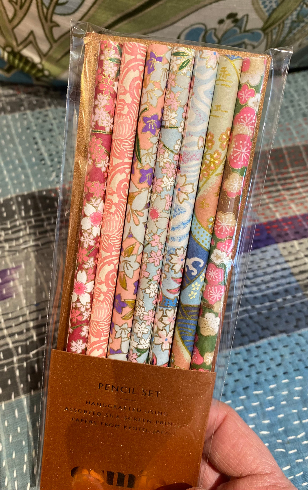 Japanese Paper Pencil Set