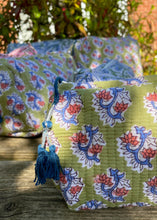 Load image into Gallery viewer, Block-Printed and Quilted Wash Bag - Large
