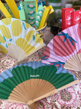 Load image into Gallery viewer, Fan - Green / Pink / Citrus
