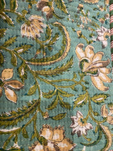Load image into Gallery viewer, Block-Printed and Quilted Wash Bag - Large

