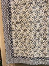 Load image into Gallery viewer, Printed Kantha Throw - Blue tile

