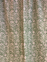 Load image into Gallery viewer, Printed Kantha Throw - Green Floral
