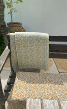 Load image into Gallery viewer, Quilted Throw - Mustard Stripe
