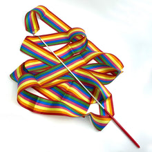 Load image into Gallery viewer, Rainbow Dancer Ribbon Wand
