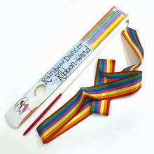 Load image into Gallery viewer, Rainbow Dancer Ribbon Wand
