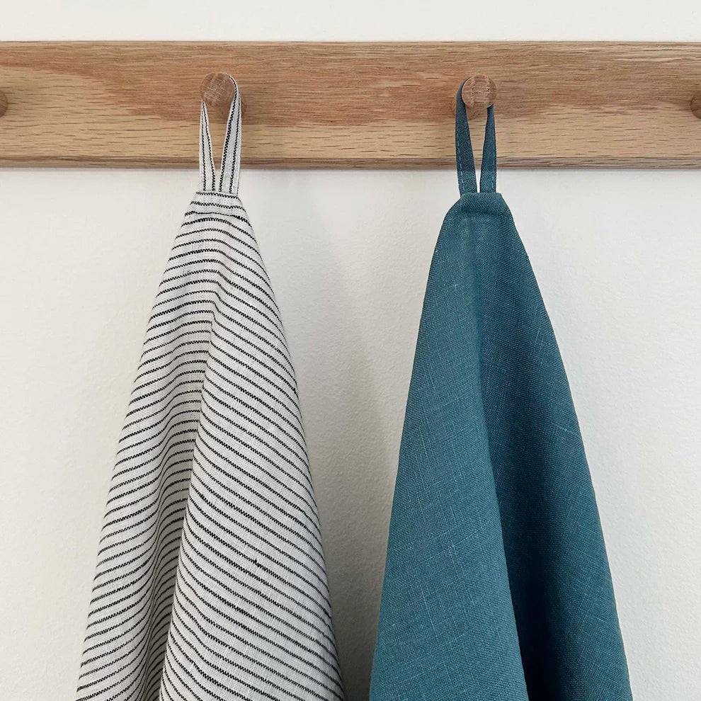 100% Linen Tea Towels, set of 2