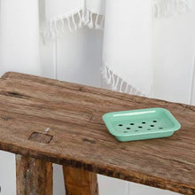 Load image into Gallery viewer, Enamel Soap Dish - Turquoise
