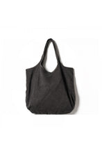 Load image into Gallery viewer, Leather Trimmed Canvas Shoulder Bag
