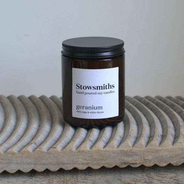 Apothecary Jar Candle by Stowsmiths