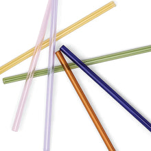Load image into Gallery viewer, Set of glass straws
