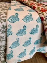Load image into Gallery viewer, Block Printed Round Tablecloth - Small
