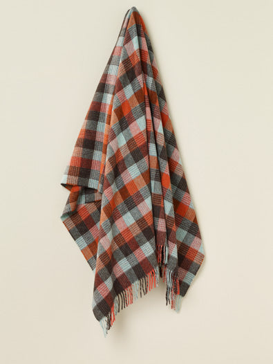 Merino Lambswool Blanket - Patchwork