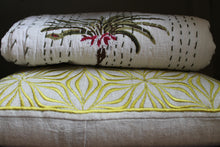 Load image into Gallery viewer, Kantha Throw - Palm Trees
