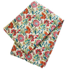 Load image into Gallery viewer, Kantha throw - Floral Garden
