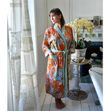 Load image into Gallery viewer, Cotton Kimono - Orange Boho
