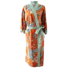 Load image into Gallery viewer, Cotton Kimono - Orange Boho
