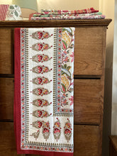 Load image into Gallery viewer, Block Printed Tablecloth - Shiraz Ivory
