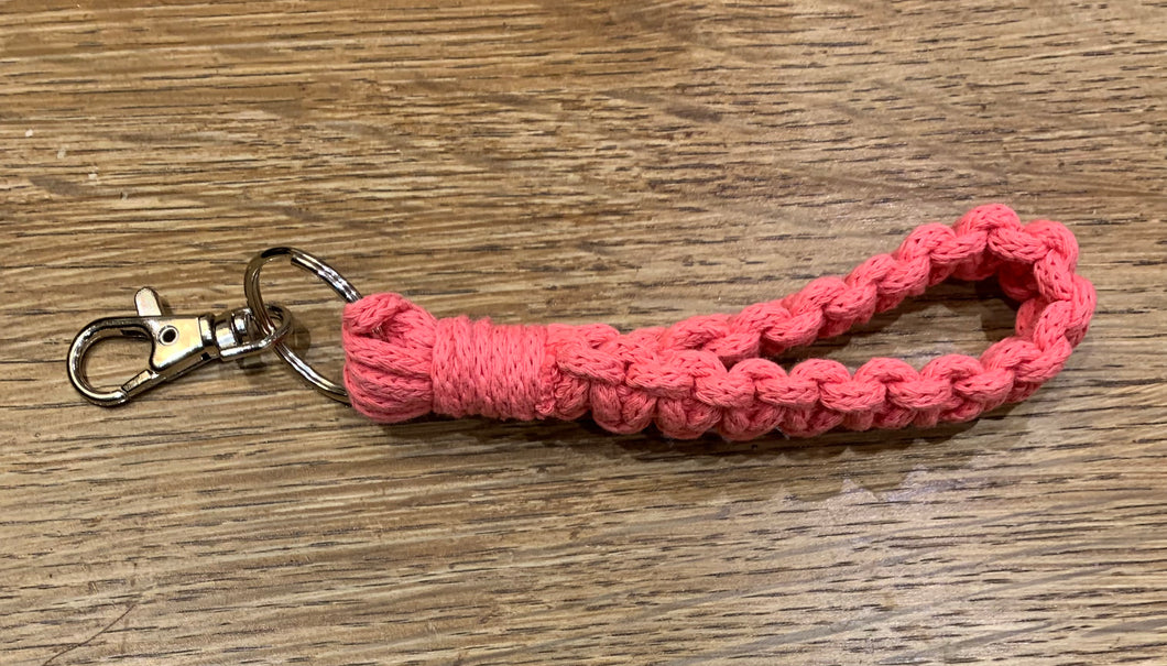 Macrame Wristlet Key Ring