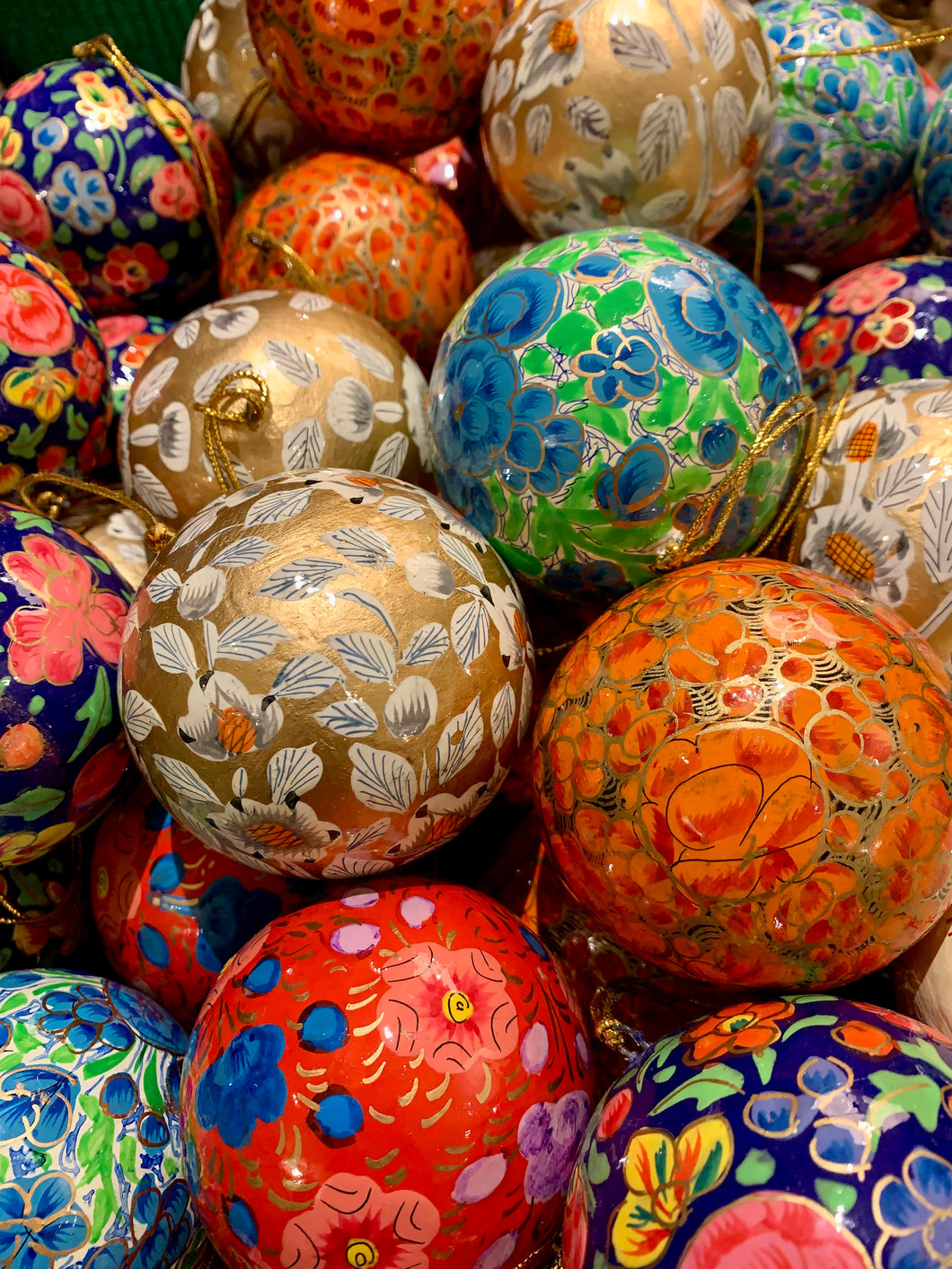 Paper Mache Baubles