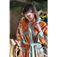 Load image into Gallery viewer, Cotton Kimono - Orange Boho
